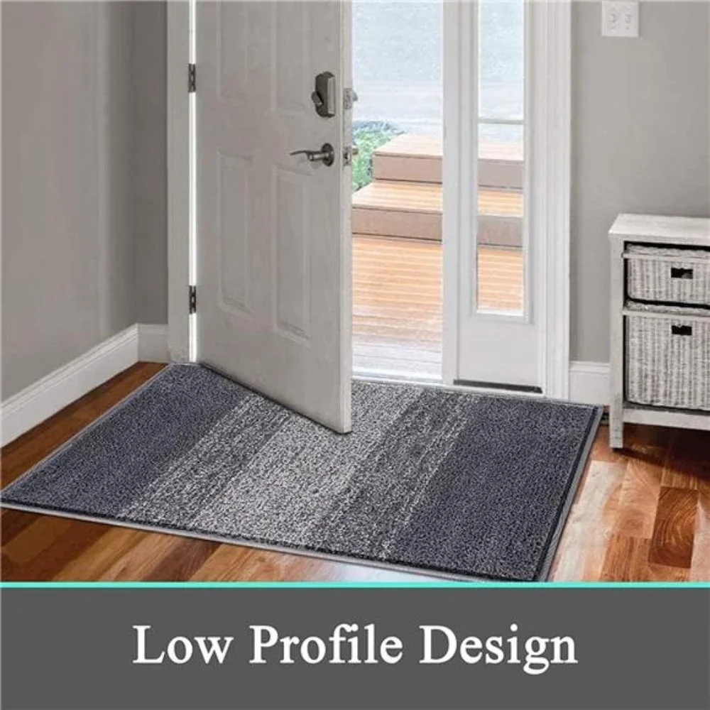 Indoor Doormat Entryway Door Rug, Non Slip Absorbent Mud Trapper Mats (24